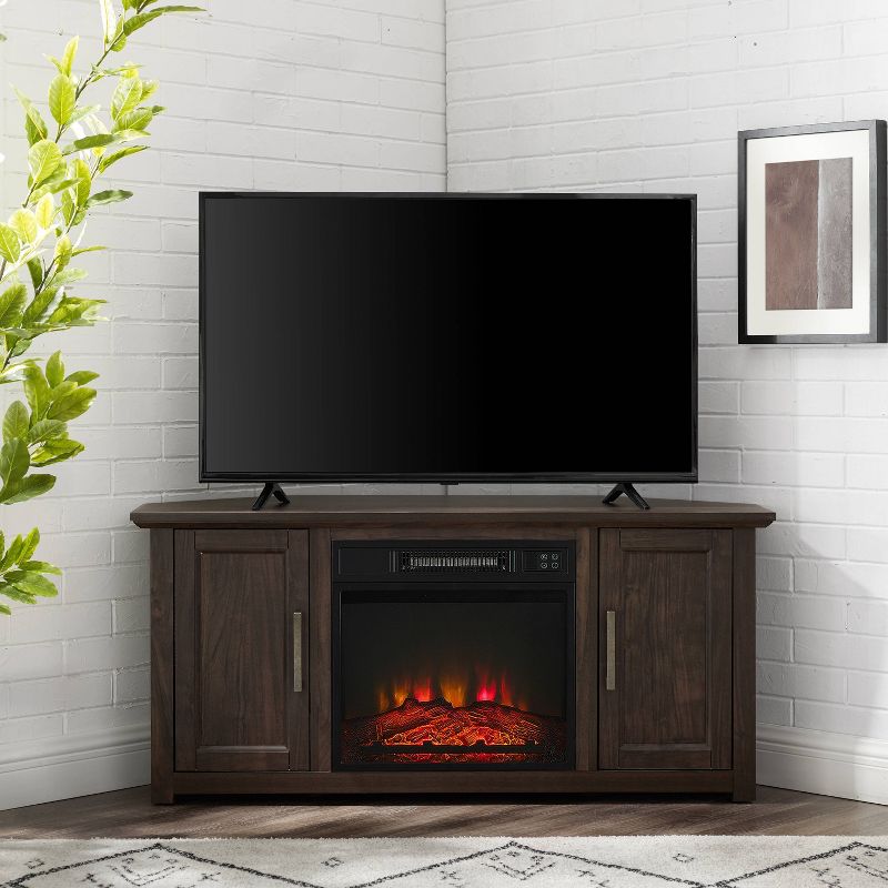 Camden Corner TV Stand for TVs up to 50" with Fireplace - Crosley, 4 of 19