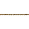 Black Bow Jewelry 14k Yellow Gold 4mm Diamond Cut Rope Chain Anklet, 9 Inch - 2 of 4