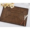 Saro Lifestyle Saro Lifestyle Woven Rattan Table Mats (Set of 4) - 4 of 4