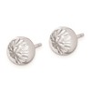 Black Bow Jewelry 8mm Diamond Cut Ball Post Earrings in Sterling Silver - 2 of 4