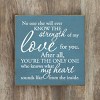 Slickblue Wood Sign with Quote – Rustic Decor, "You Know My Heart" Saying, 7x7, Multicolor Options - 3 of 3
