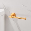Tramull 3-Piece Matte Bathroom Hardware Set, Adjustable Towel Bar, Toilet Paper Holder & Towel Ring - 4 of 4