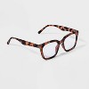 Women's Plastic Square Sunglasses - Wild Fable™ Brown: UV Protection, Blue Light Filtering - 2 of 2