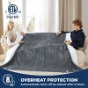 Bedsure | Electric Heated Blanket Soft & Washable Solid Flanne - 4 of 4