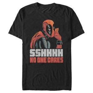 Men's Marvel Deadpool No One Cares T-Shirt - 1 of 3