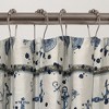 Dainty Home 3D Printed Textured 100% Cotton Shower Curtain - 2 of 4
