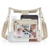 Clear Crossbody Bags for Women Stadium Approved Clear Purse for Concert Transparent Plastic Bag with Guitar Strap - 2 of 4