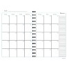 Kahootie Co. Kahootie Co Weekly Planner 6" x 9" Teal Polka Dot (ITKWTPD) - 3 of 4