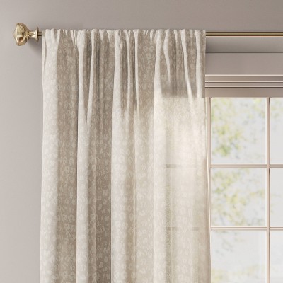 Printed Farrah Light Filtering Curtain Panel - Threshold™