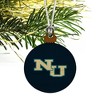 Northwood University Primary Logo Mini Small Tiny Wood Christmas Tree Holiday Ornament - 3 of 4
