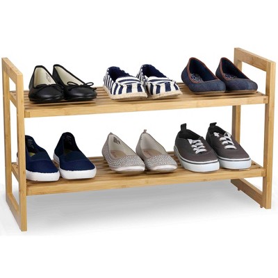 Home Basics Bamboo Shoe Rack