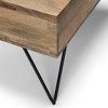 Hunter - Lift Top Square Coffee Table - Natural - 4 of 4