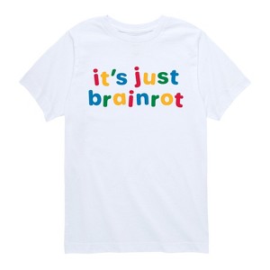 Boys' - Instant Message - Just Brainrot -Youth Short Sleeve Graphic T-Shirt Short Sleeve Graphic T-Shirt - 1 of 4
