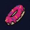 Dalix Donut Embroidered Hoodie Fleece Sweatshirt Zip Front Mens - 2 of 4
