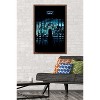 Trends International DC Comics - The Dark Knight - Batman View Of The City Framed Wall Poster Prints - 2 of 4