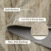 Modern Abstract Washable Area Rug, Soft Low Pile Non-Slip Carpet, Neutral Rug for Living Room, Bedroom, Dining Room, Office - 2 of 4