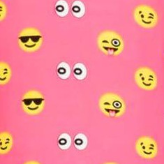 pink emoji joy