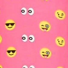 pink emoji joy
