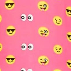 pink emoji joy
