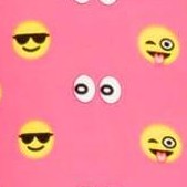 pink emoji joy
