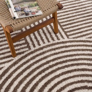 Hauteloom Allard Brown Washable Area Rug - 1 of 4