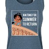 Women's - Disney Princess - Waiting For Summer Graphic Racerback Tank - 2 of 4