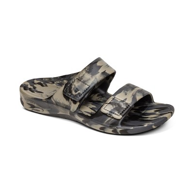 Aetrex Milos Orthotic Slides - Mens