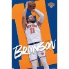 Trends International NBA New York Knicks - Jalen Brunson 24 Unframed Wall Poster Print Clear Push Pins Bundle 22.375" x 34" - 4 of 4
