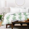 Deny Designs Queen Gabriela Fuente Natumas Polyester Duvet Cover + Pillow Shams Green: 300 Thread Count, Abstract Pattern, Hidden Zipper - 3 of 4