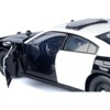 2023 Dodge Charger Pursuit Police Car Black & White "Law Enforcement and Public Service" 1/24 Diecast Model Car by Motormax - 2 of 4