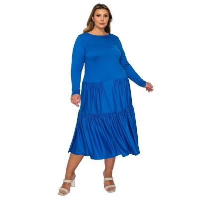 L I V D Women's Eliana Tiered Midi Dress