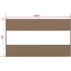 Syemin Blinds and Shades Outdoor Clear Curtain, Waterproof, UV-Resistant, with Rustproof Grommets for Pergola, Graden, Brown, 142.9"*83"*1" - 2 of 4