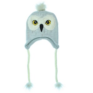 Harry Potter Beanie Hedwig Owl Costume Laplander Hat Pom Beanie - 1 of 4