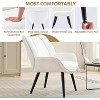 Acekool Cozy Corduroy Accent Chair –  Cozy Corduroy Armchair & Modern Style for Living Rooms, Bedrooms, Offices - 4 of 4
