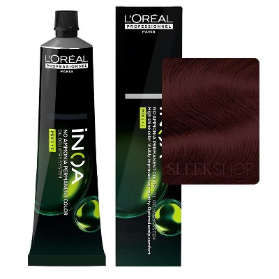 L'Oreal Pro iNOA Coloration Ammonia-Free Permanent Hair Color Dye  - Multicolored Loreal Haircolor Cream