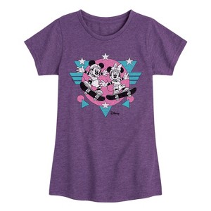 Girls' - Disney - Mickey & Friends Fitted Short Sleeve Graphic T-Shirt - 1 of 4