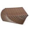 HOMCOM Wood Grain 1/2 Inch Thick, Interlocking EVA Foam Mats Tiles with Borders, Puzzle Exercise Mat for Home and Fitness, 24 in x 24 in, Pack of 18 - 4 of 4