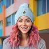 Dalix Sorcerer Frog Cable Knit Pom Beanie - 2 of 4