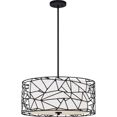 Quoizel Lighting Juneau 4 - Light Pendant in  Matte Black