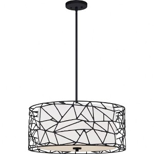 Quoizel Lighting Juneau 4 - Light Pendant in  Matte Black - 1 of 3