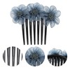 Unique Bargains Women's Durable Floral Side Comb 1 Pc - 3 of 4