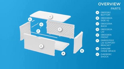 Suncast Extra Large Brown Wicker 134-Gallon Lockable Deck Box