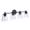 Craftmade Lighting 4 - Light Vanity in  Flat Black - 4 of 4