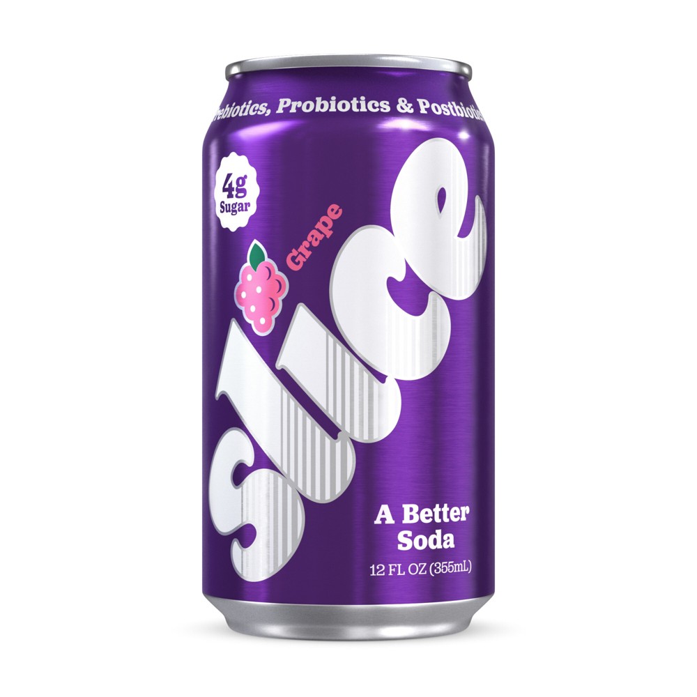 Slice Grape Healthy Soda - 12 fl oz