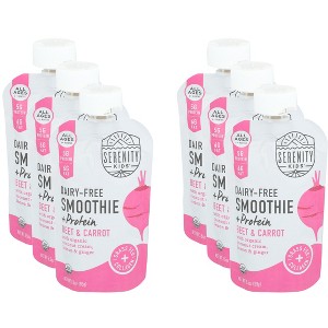 Serenity Kids Smoothie Beet Carrot - Pack of 6 - 3.5 OZ - 1 of 4