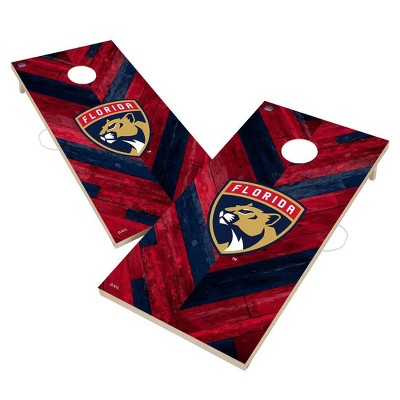 NHL Florida Panthers 2'x4' Solid Wood Cornhole Board