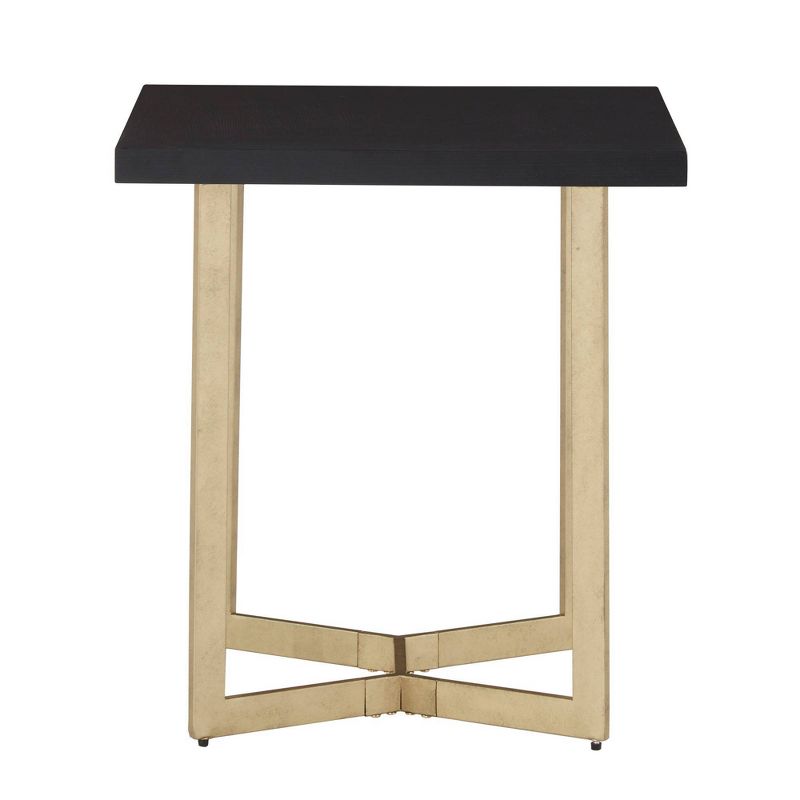 Karianne Black and Gold Metal Base End Table Black/Gold - Inspire Q, 5 of 7