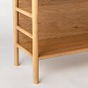 4 Shelf Holladay Curved Wooden Bookcase Brown - Threshold™ designed with Studio McGee - 3 of 4
