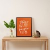 Chelcey Tate Autumn Skies And Pumpkin Pies Orange Framed Art Canvas - Society6 - 3 of 3
