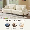 VASIP 103" Soft Deep-Seat Sofa with Pillows，Perfect for Living Room, Bedroom, Apartment, Office ，Dormitory Decoration - 2 of 4